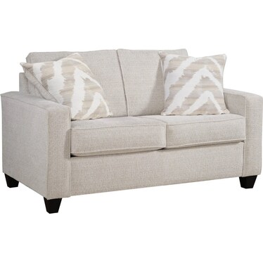 Carmine Loveseat - Pebble