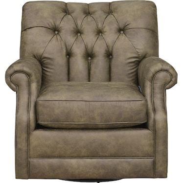 Tufted Swivel Chair