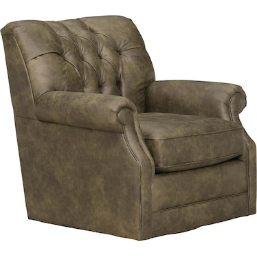 Tufted Swivel Chair