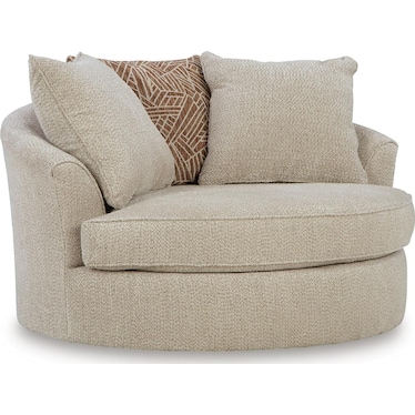 Steelwater Retreat Oversized Swivel Accent Chair
