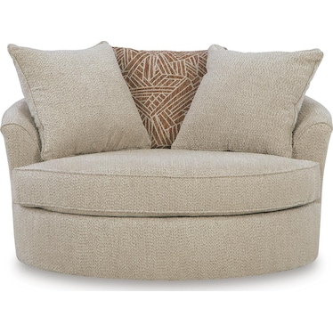 Steelwater Retreat Oversized Swivel Accent Chair