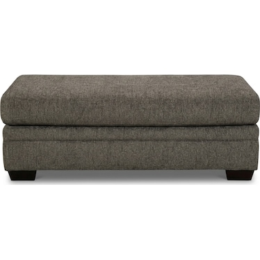 Bailey Ottoman - Charcoal