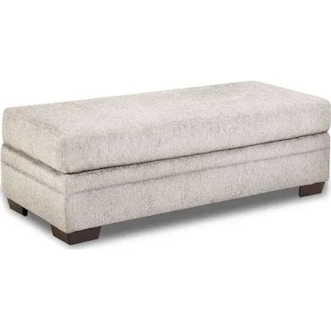 Bailey Ottoman - Cream
