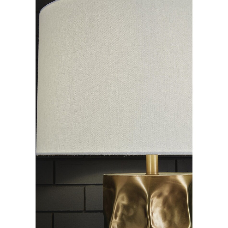 gold finish lamps   