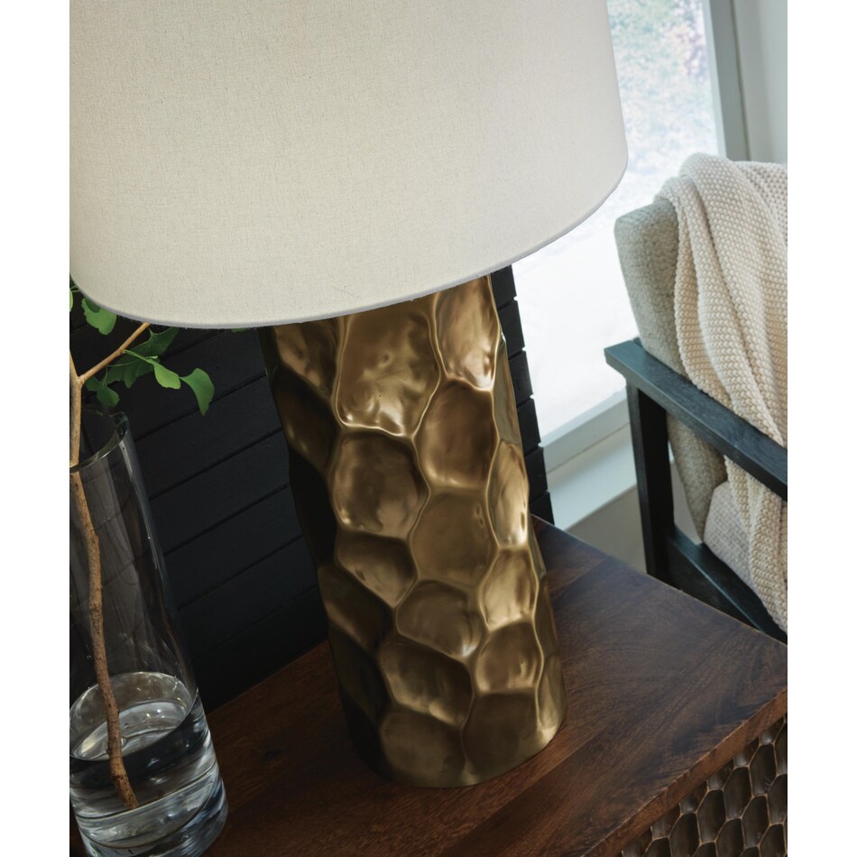 gold finish lamps   