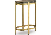 gold finish occasional tables   