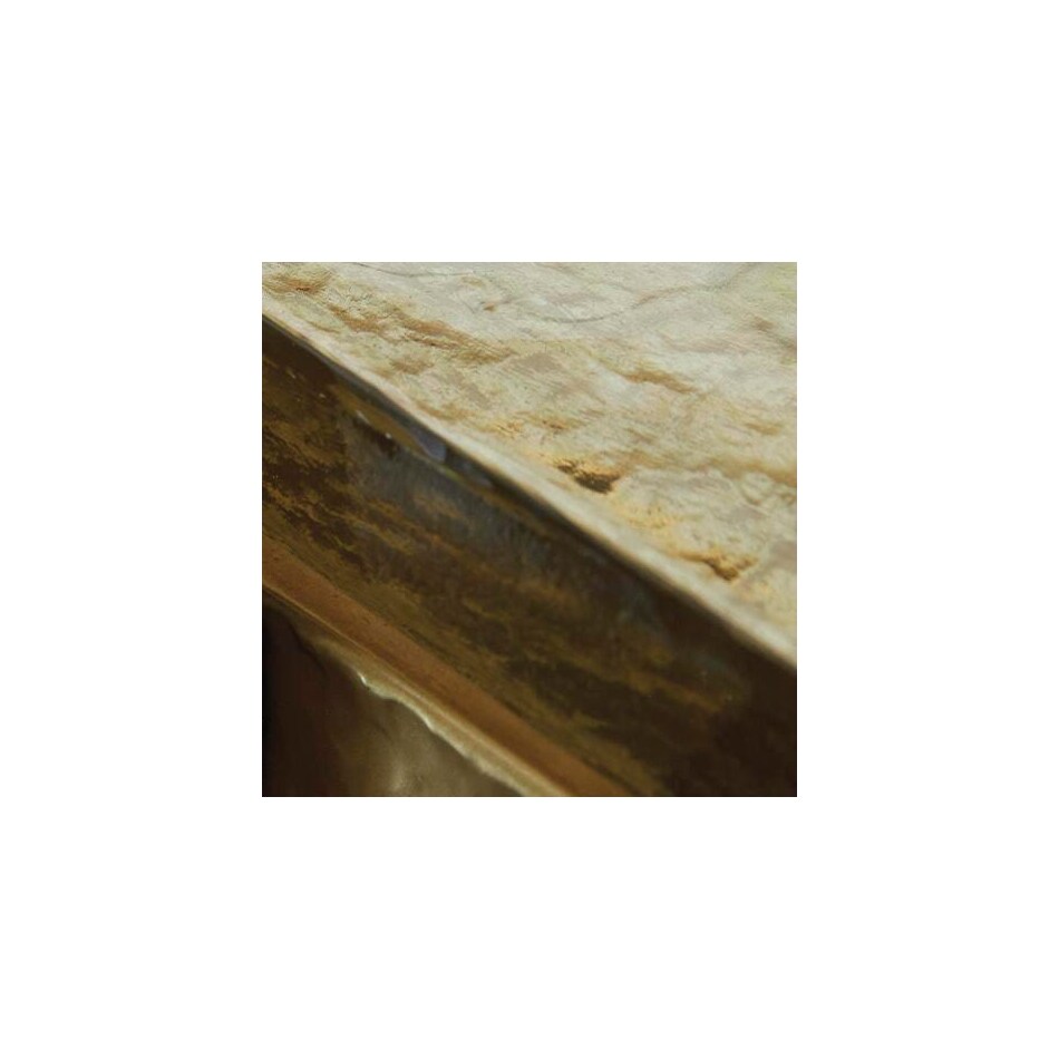 gold finish swatch  