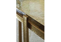 gold finish swatch  