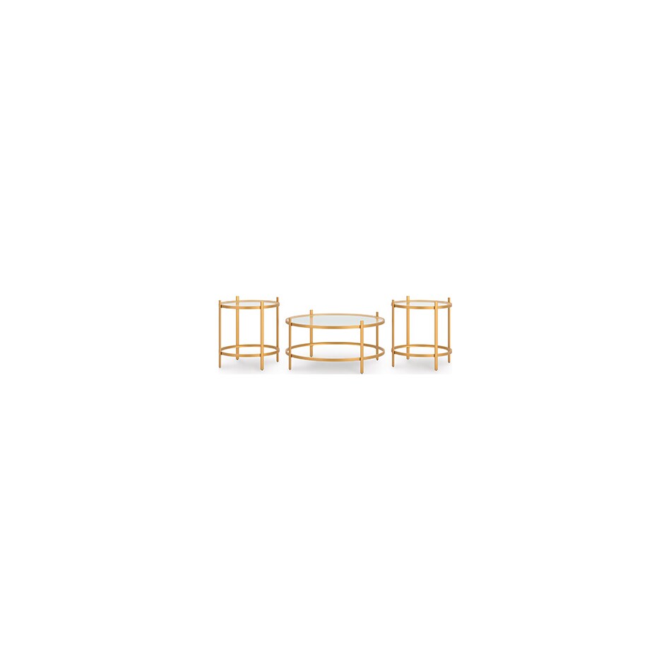 gold occasional tables   