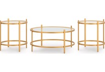 gold occasional tables   