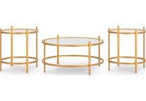 gold occasional tables   