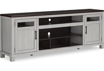 gray brown wall units   