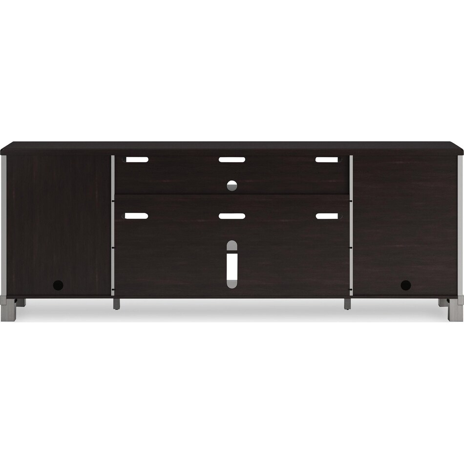 gray brown wall units   