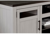 gray brown wall units   