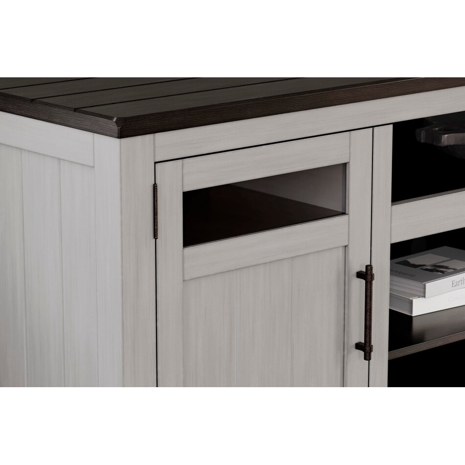 gray brown wall units   