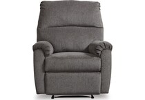 gray fabric recliners   