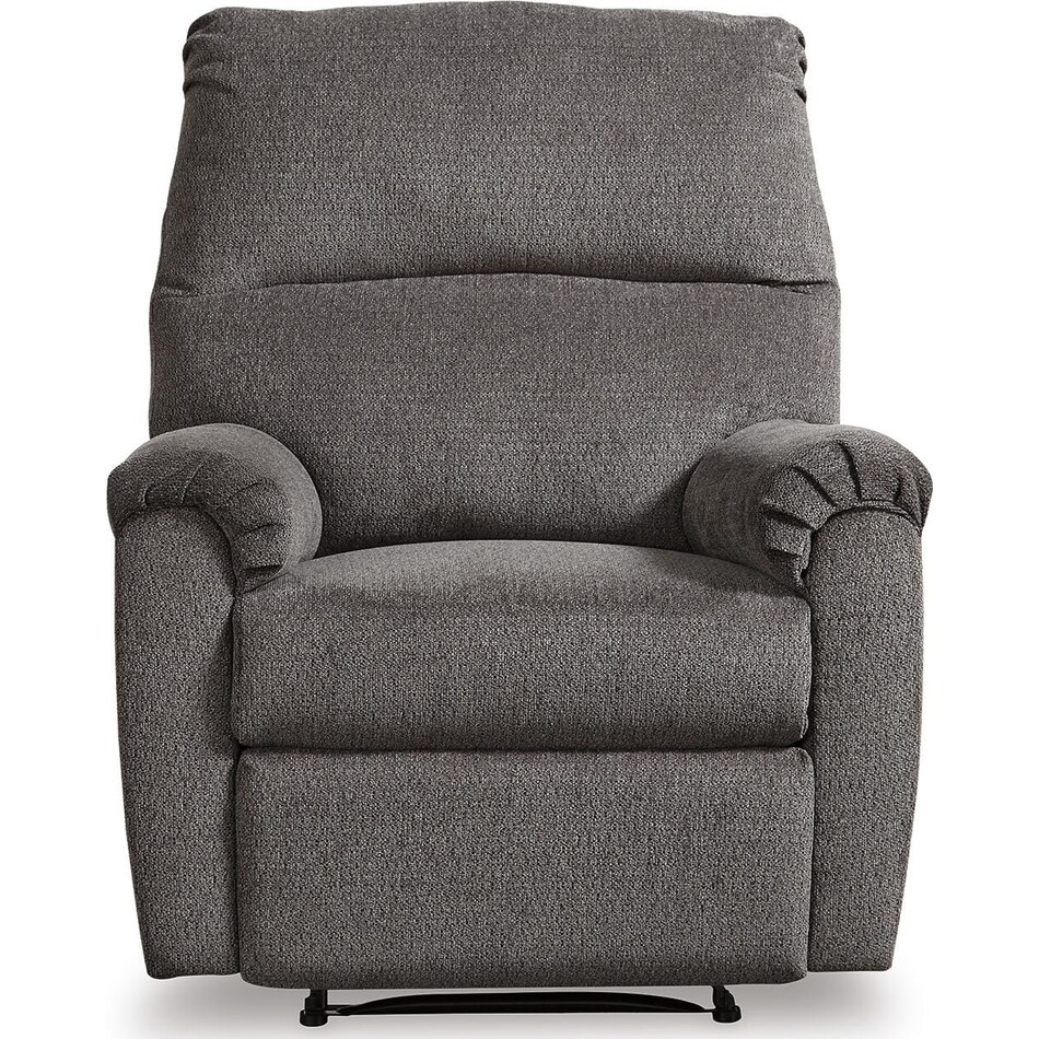 gray fabric recliners   