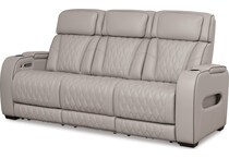 gray leather upholstery   