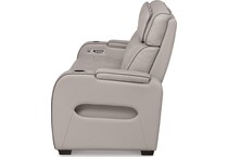 gray leather upholstery   