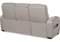 gray leather upholstery   