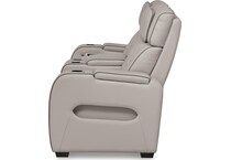gray leather upholstery   
