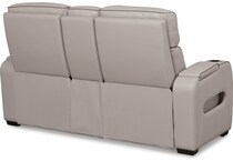 gray leather upholstery   