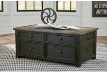 grayish brown black occasional tables   
