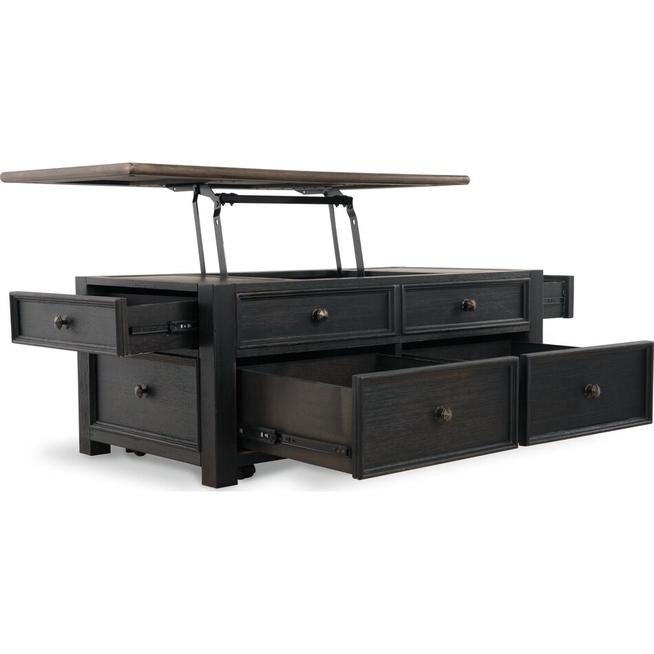 grayish brown black occasional tables   