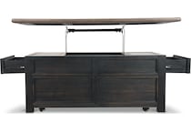 grayish brown black occasional tables   