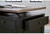 grayish brown black occasional tables   