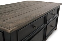 grayish brown black occasional tables   