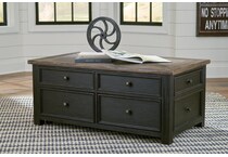 grayish brown black occasional tables   