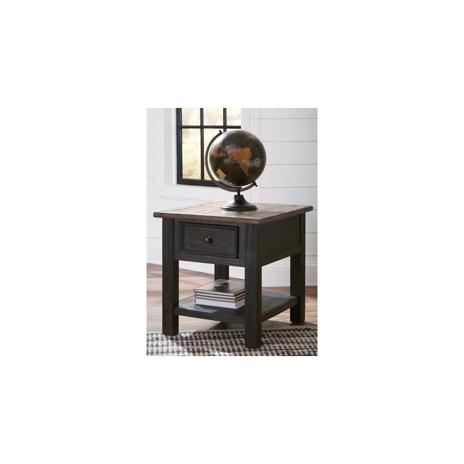 grayish brown black occasional tables   