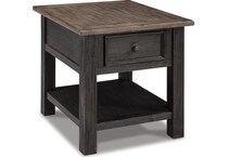 grayish brown black occasional tables   