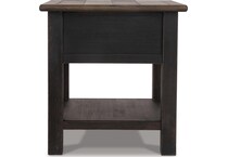 grayish brown black occasional tables   