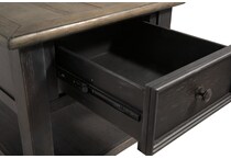 grayish brown black occasional tables   