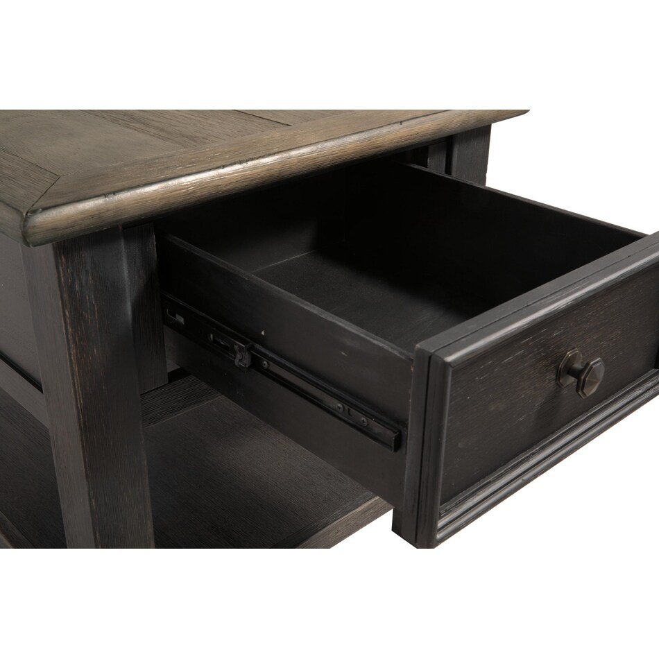 grayish brown black occasional tables   