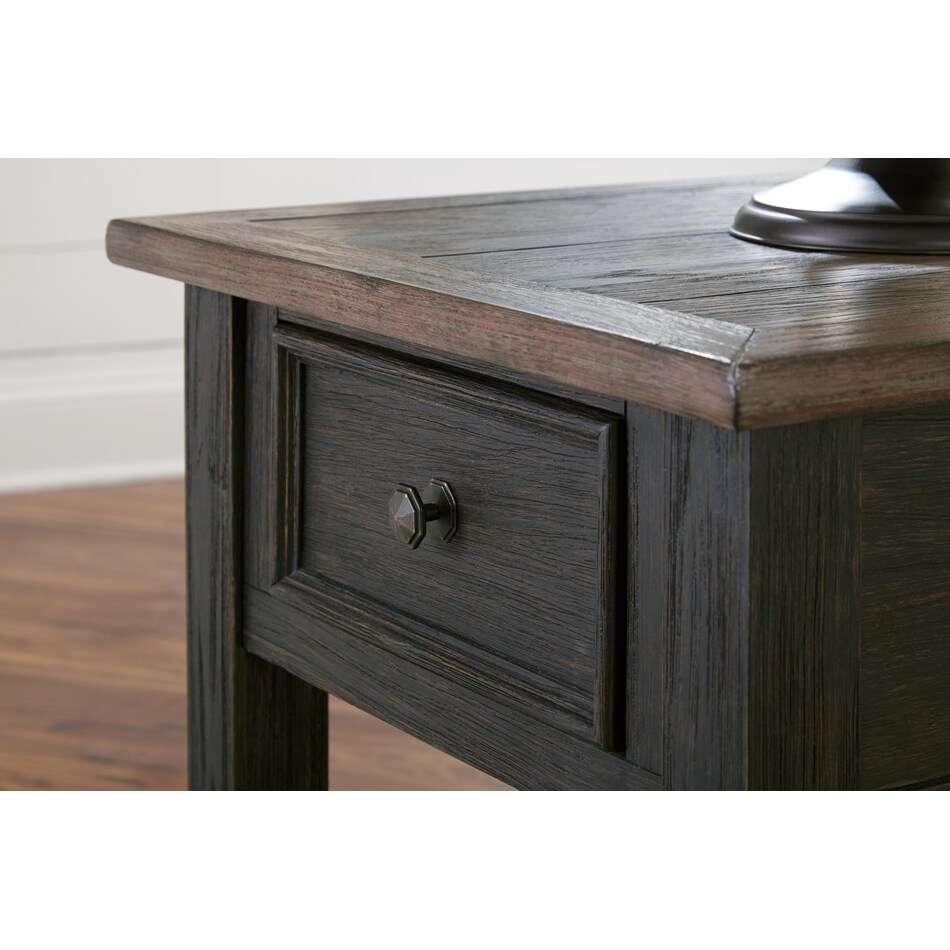 grayish brown black occasional tables   