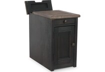 grayish brown black occasional tables   