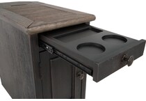 grayish brown black occasional tables   