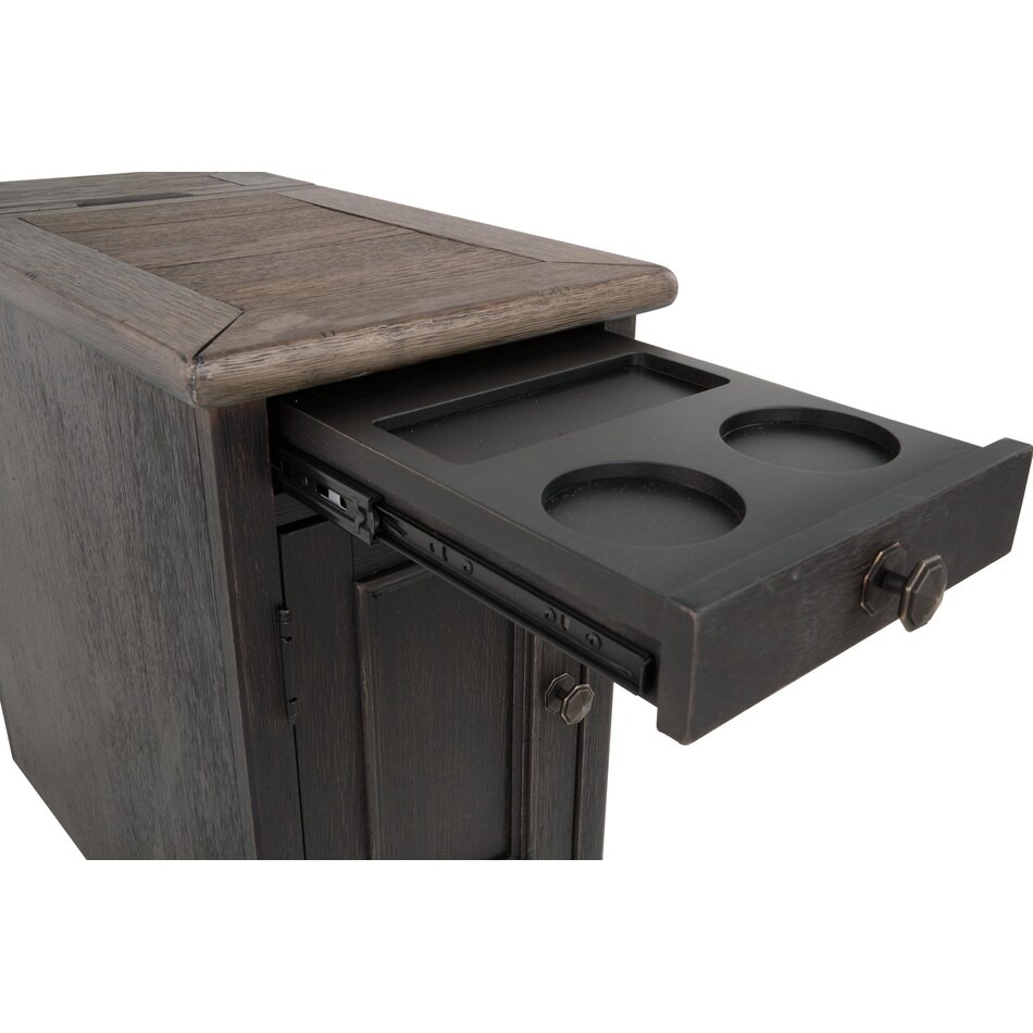 grayish brown black occasional tables   