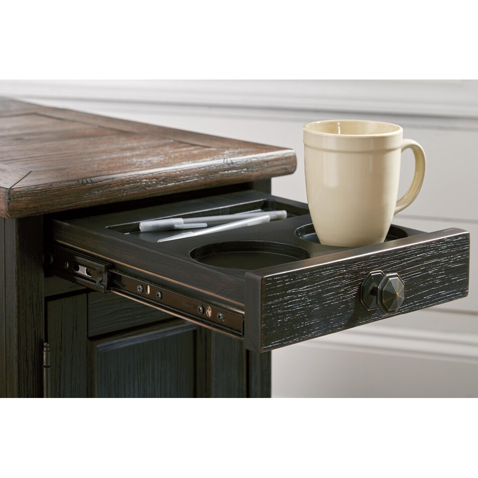grayish brown black occasional tables   