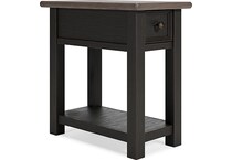 grayish brown black occasional tables   