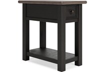 grayish brown black occasional tables   