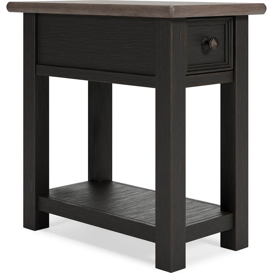 grayish brown black occasional tables   