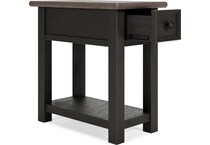 grayish brown black occasional tables   