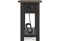 grayish brown black occasional tables   