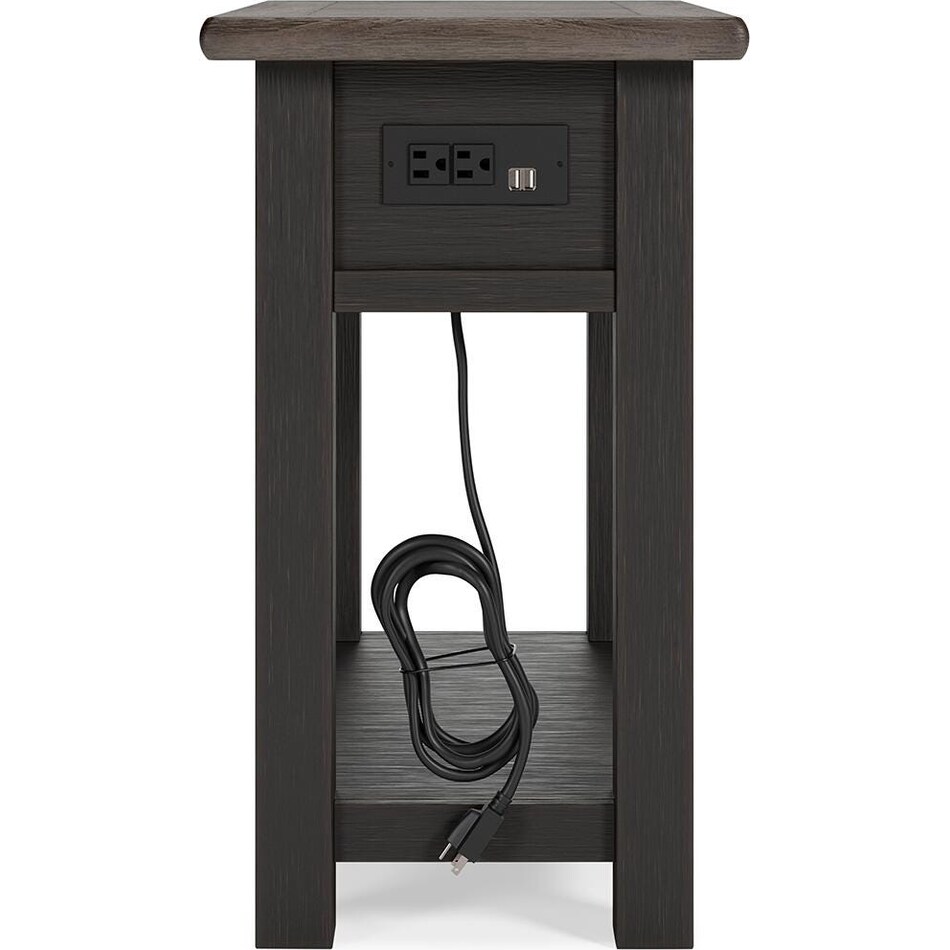 grayish brown black occasional tables   