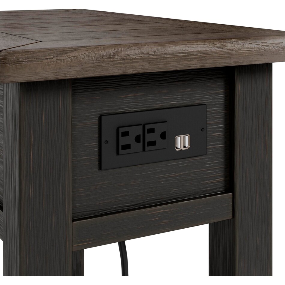 grayish brown black occasional tables   