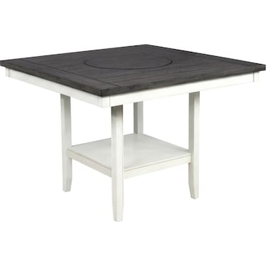 Fulton Counter Height Table with Lazy Susan